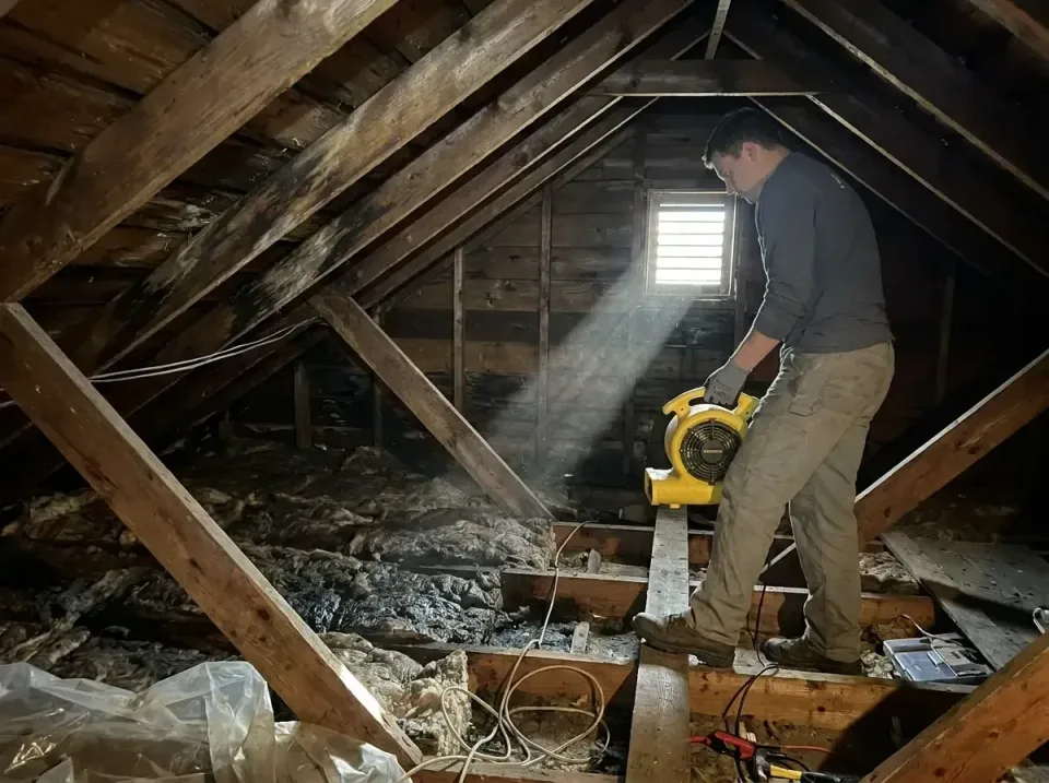 attic-water-damage-drying-proc-007 — frequently asked questions, Emergency Water Extraction & 24/7 Flood Response in Palm Ci…